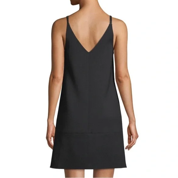 Helmut Lang Black Nylon Mini Dress Size 12 - Picture 3 of 3